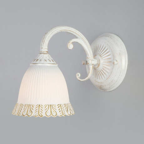 Бра Eurosvet Campina 60107/1 белый с золотом 