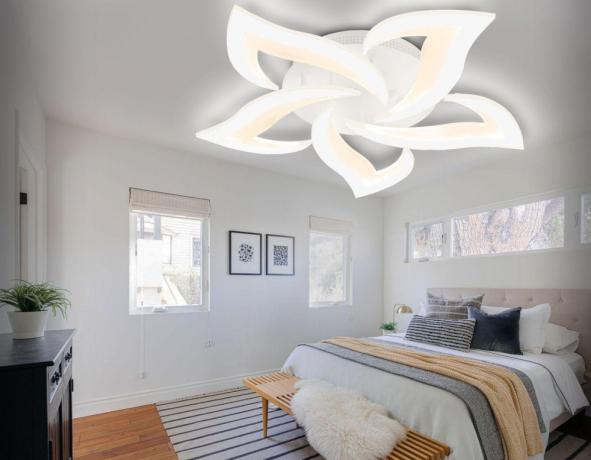 Потолочная диммируемая люстра с пультом ДУ Ambrella light Original FA4471 