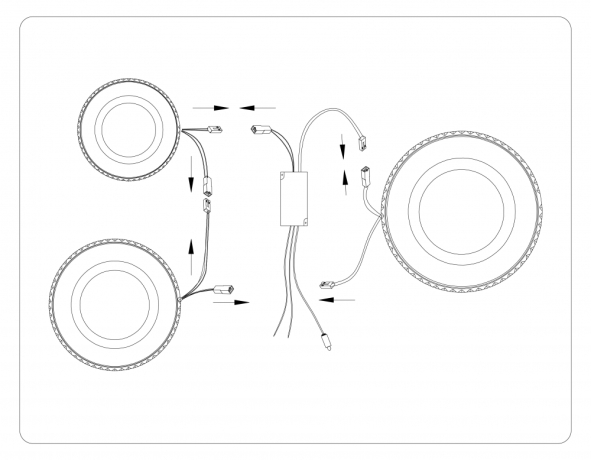 Потолочный светодиодный светильник с пультом Ambrella light ACRYLICA OriginalFA8867 