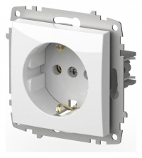 Розетка с заземлением, без рамки Elbi Eleсtriс Zena Vega 609-015600-217
