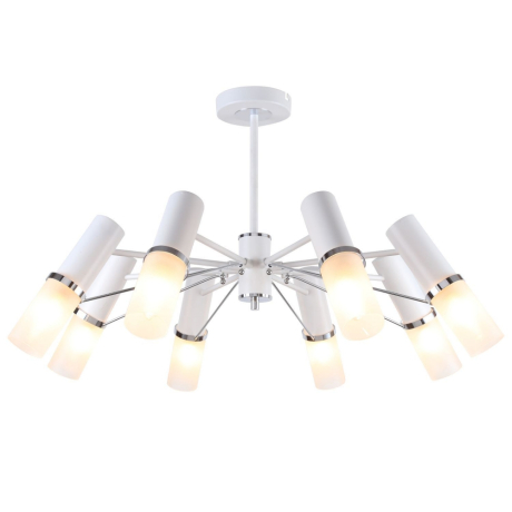 Люстра на штанге с лампочками F-Promo Viator 2559-8P+Lamps E14 Свеча 