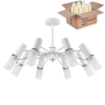 Люстра на штанге с лампочками F-Promo Viator 2559-8P+Lamps E14 Свеча 