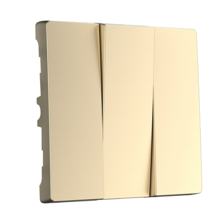 Набор клавиш для выключателя трехклавишного (шампань) Werkel W1139011