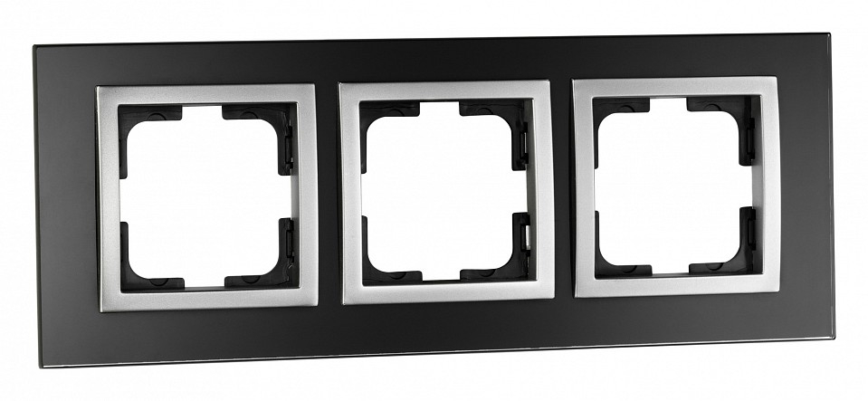 Рамка на 3 поста Mono Electric Style Glass 107-720000-162 