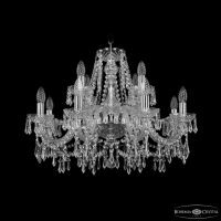 Подвесная люстра Bohemia Ivele Crystal 1403 1403/8+4/240 Ni