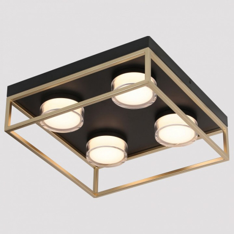 Накладной светильник iLedex Link 4778-37x37 MBK+SGD 