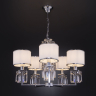 Подвесная люстра Eurosvet Zaffiro 10099/5 хром/прозрачный хрусталь Strotskis (новый абажур) 