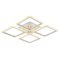 Светодиодная диммируемая люстра с ПДУ Profit Light 8075/4 PGD 112W+8W RGB