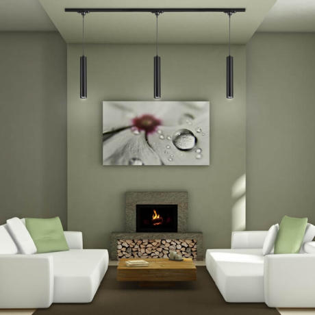 Однофазный светильник для шинопровода с лампочкой Novotech 370401+Lamps 