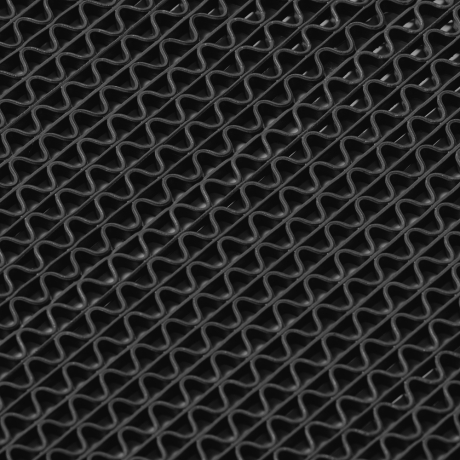 Нарушена упаковка! <296234> Коврик-дорожка ПВХ Zig-Zag 5 мм 0,9*10 м, против скольжения, черный VORTEX 22157