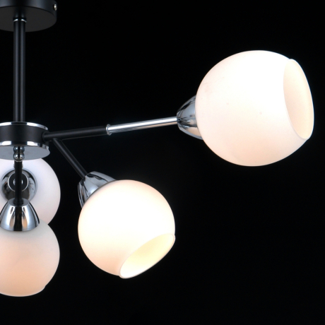 Люстра на штанге Illumico IL0715-6CSQ-24 BK CR LIBRA (1428890) 