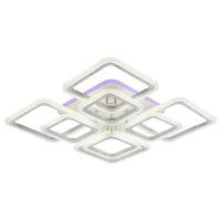 Светодиодная диммируемая люстра с ПДУ Profit Light 8075/4+4 PGD 176W+10W RGB