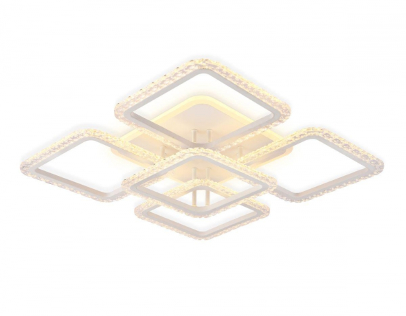 Потолочная диммируемая люстра с пультом ДУ Ambrella light FA5301 WH 