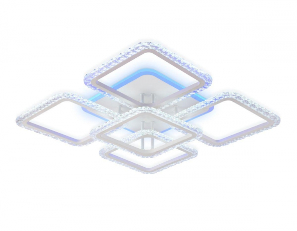 Потолочная диммируемая люстра с пультом ДУ Ambrella light FA5301 WH 