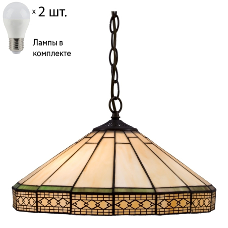 Подвесной светильник с лампочками Velante 857-806-02+Lamps E27 P45 