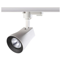 Однофазный светильник для шинопровода с лампочкой Novotech 370404+Lamps