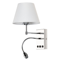 Нарушена упаковка!  <240851> Бра с LED подсветкой и USB-портом Arte Lamp Elba A2581AP-2CC