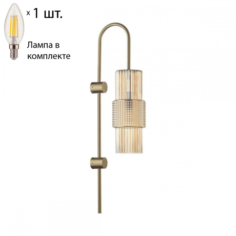 Бра Odeon Pimpa с лампочкой 5019/1W+Lamps E14 Свеча 