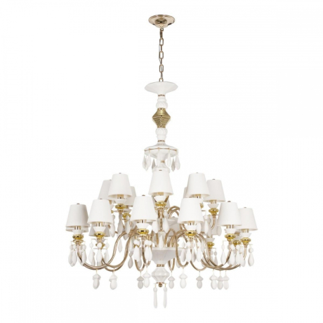 Подвесная люстра с белыми плафонами Loft IT Grace 10203/12+8 White 