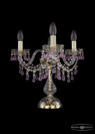1410L/3/141-39/G/V7010 Настольная лампа Bohemia Ivele Crystal 