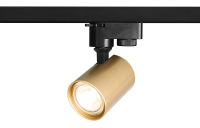 Светильник трекового однофазного шинопровода с Led лампочками в комплекте CRYSTAL LUX CLT 0.31 001 60 BL-GO+Lamps