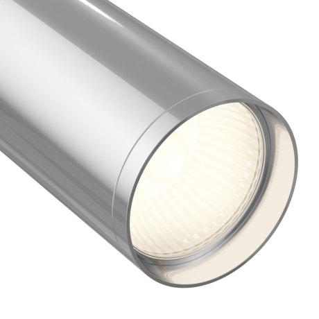 Однофазный светильник для трека Focus S Maytoni TR020-1-GU10-WCH (TR020-01W+TRA020-01CH) 