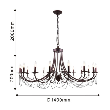 Подвесная люстра F-Promo Plini с поддержкой Маруся 2590-18P-М 