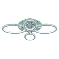 Светодиодная диммируемая люстра с ПДУ Profit Light 8033/2+2 CHR