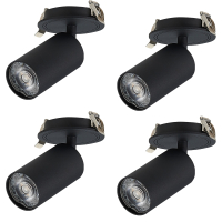 Комплект встраиваемых поворотных светильников Maytoni ST303.408.01 (257935) и светодиодных ламп 7W 4000-4500K (256310) 4 шт.