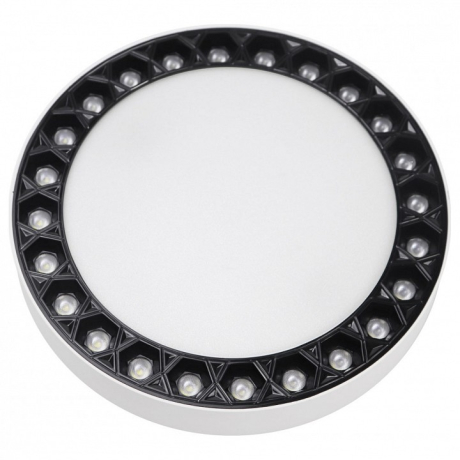Накладной светильник iLedex Mercury 5552-24W-D165-3/4K-WH+BK 