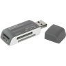 Нарушена упаковка! <217303> Картридер DEFENDER Ultra Swift, USB 2.0, порты SD, MMC, TF, M2, XD, MS, 83260 (512029)