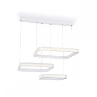 Подвесная светодиодная диммируемая люстра с пультом ДУ Ambrella light FA6165 WH