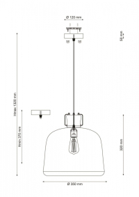 Narni 1940.1 White Подвесной светильник Lucia Tucci