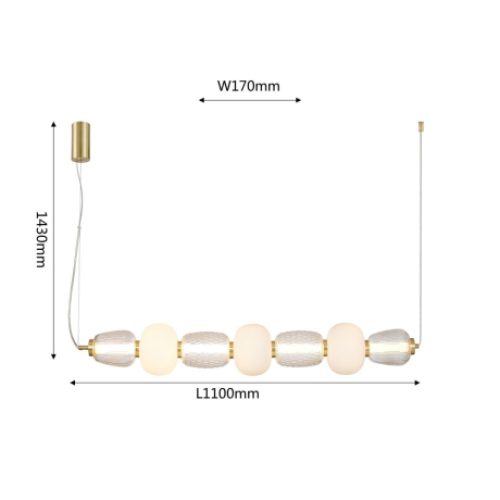 Подвесной светильник Favourite Bella 4057-3P 