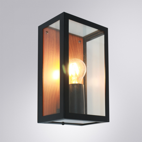Уличный настенный светильник с лампочкой Arte lamp A4569AL-1BR+Lamps