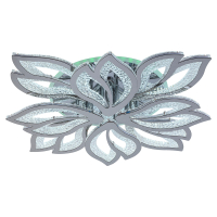 Светодиодная диммируемая люстра с ПДУ Profit Light 8045/4+4 CHR