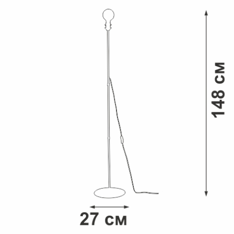 Торшер Vitaluce V4908-7/1P 