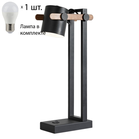 Настольная лампа с лампочкой F-Promo Scandy 3004-1T+Lamps E27 P45 