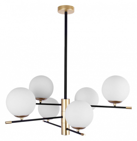 Люстра на штанге Arte Lamp Arkab A2225LM-6BK 