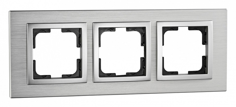 Рамка на 3 поста Mono Electric Style Aluminium 107-800000-162 