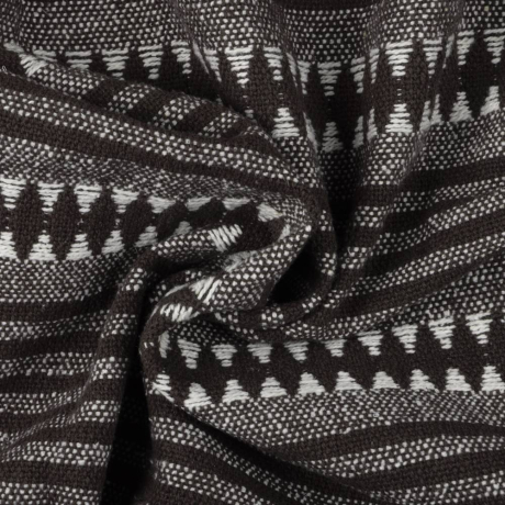 420129 Плед LONGLAC, L1700, B1300, 100% хлопок, коричневый, белый Eglo 