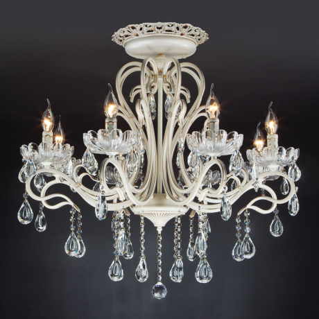 Потолочная люстра Eurosvet Etna 12205/8 белый Strotskis 