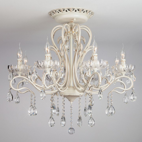 Потолочная люстра Eurosvet Etna 12205/8 белый Strotskis 