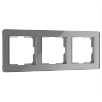 Рамка на 3 поста Werkel Acrylic (графит) W0032704