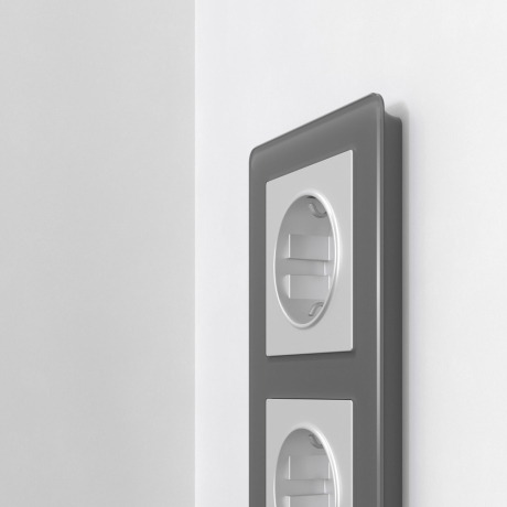 Рамка на 3 поста Werkel Acrylic (графит) W0032704