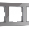 Рамка на 3 поста Werkel Acrylic (графит) W0032704