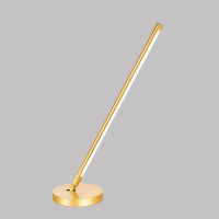 Нарушена упаковка!  <703780> Настольная лампа Crystal Lux LARGO LG9W GOLD