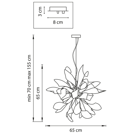 754269 (MD6910-6A) Подвесная люстра Lightstar Turbio 