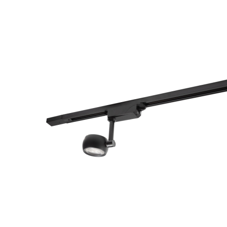 Однофазный LED светильник 11W 3000К для трека Denkirs DK6404-BK 