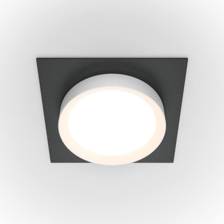 Встраиваемый светильник Maytoni Technical Hoop DL086-GX53-SQ-BW 